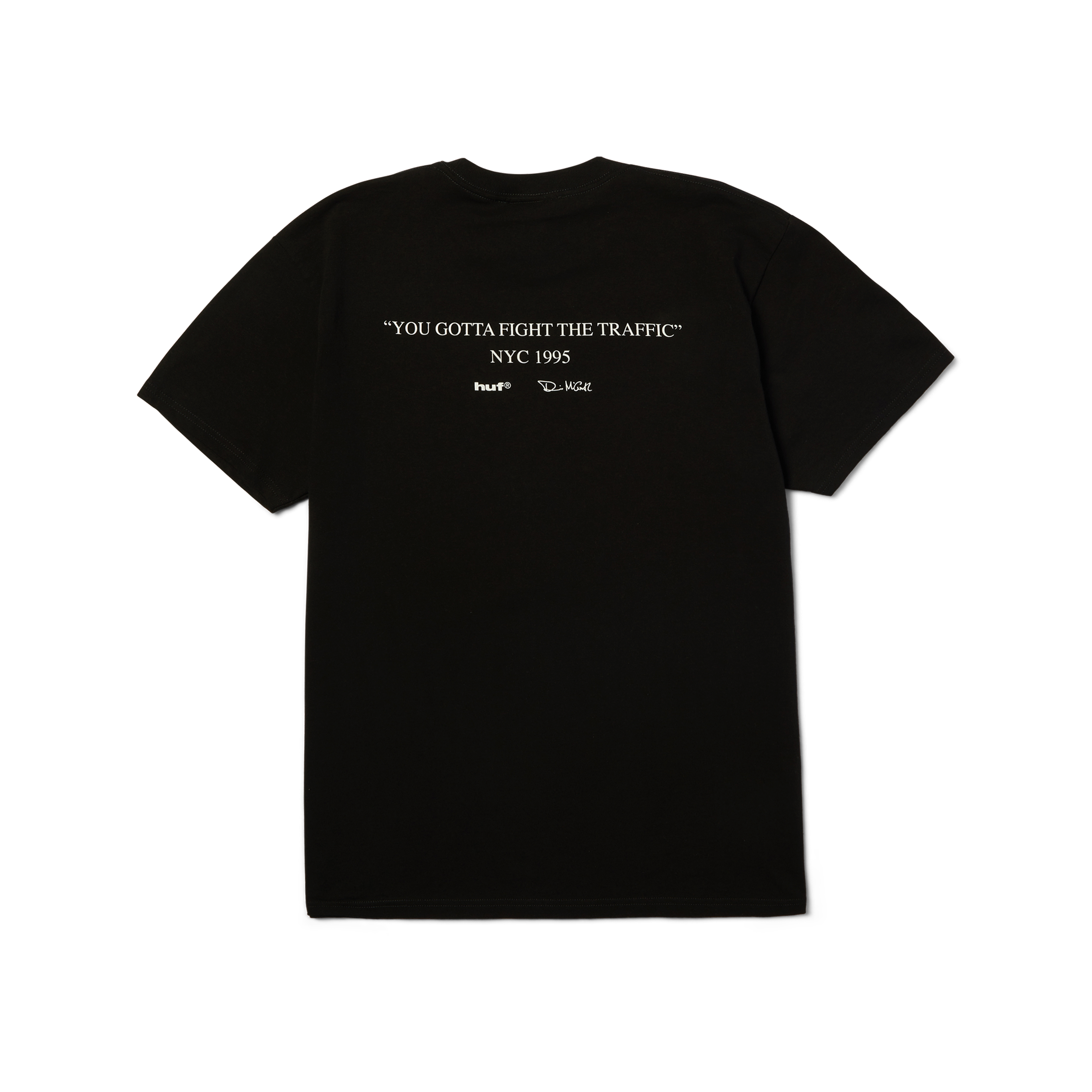 Fight The Traffic T-Shirt | Black view 2
