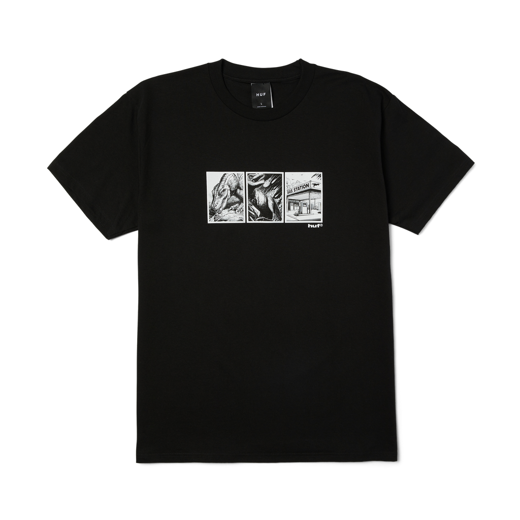 Fossil Fuel T-Shirt | Black front view