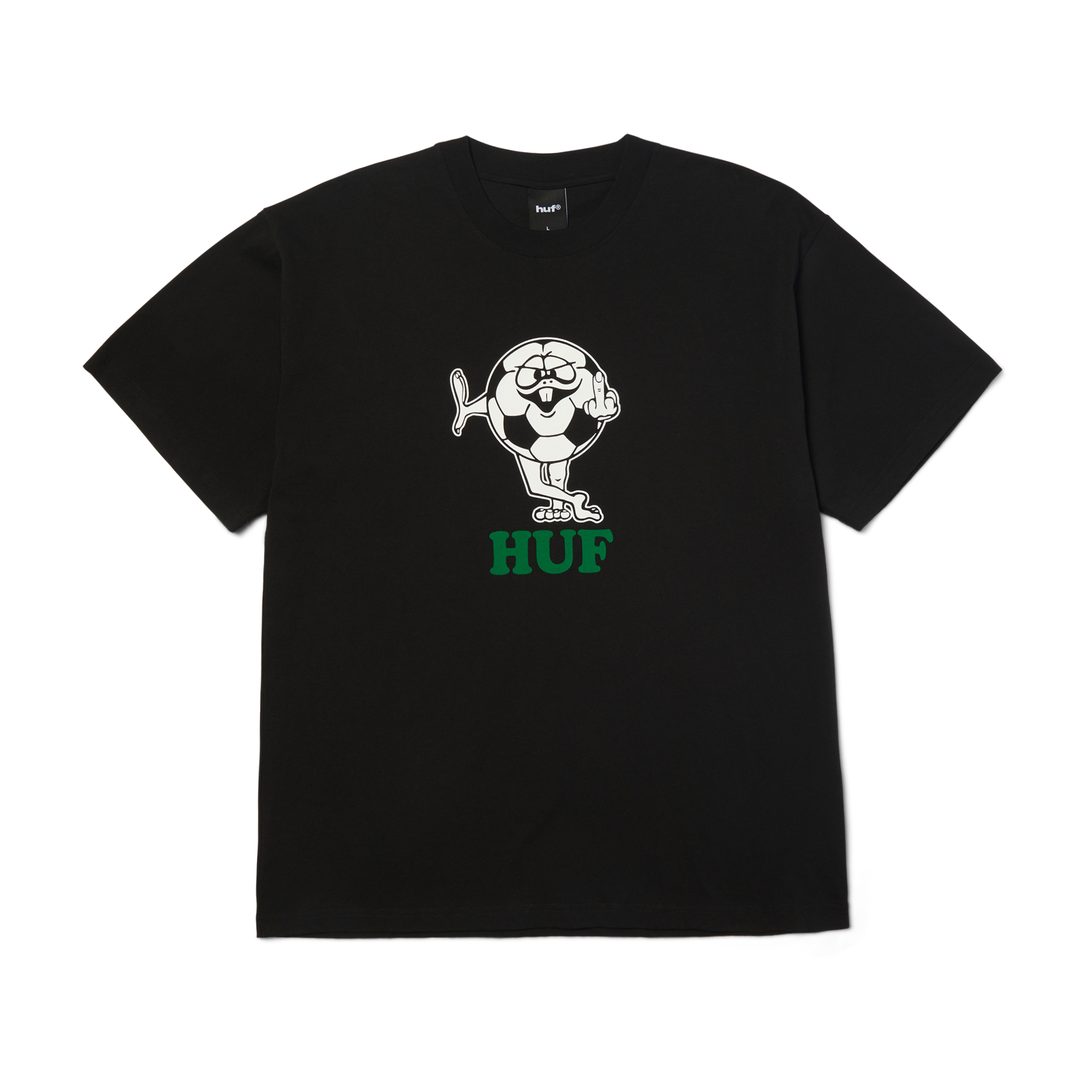 Foul Play T-Shirt | Black front view