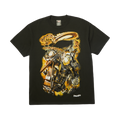 huf x Marvel Ghost Rider Vengeance T-Shirt | Washed Black front view