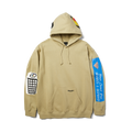 Gimme The Loot Pullover Hoodie | Sand front view
