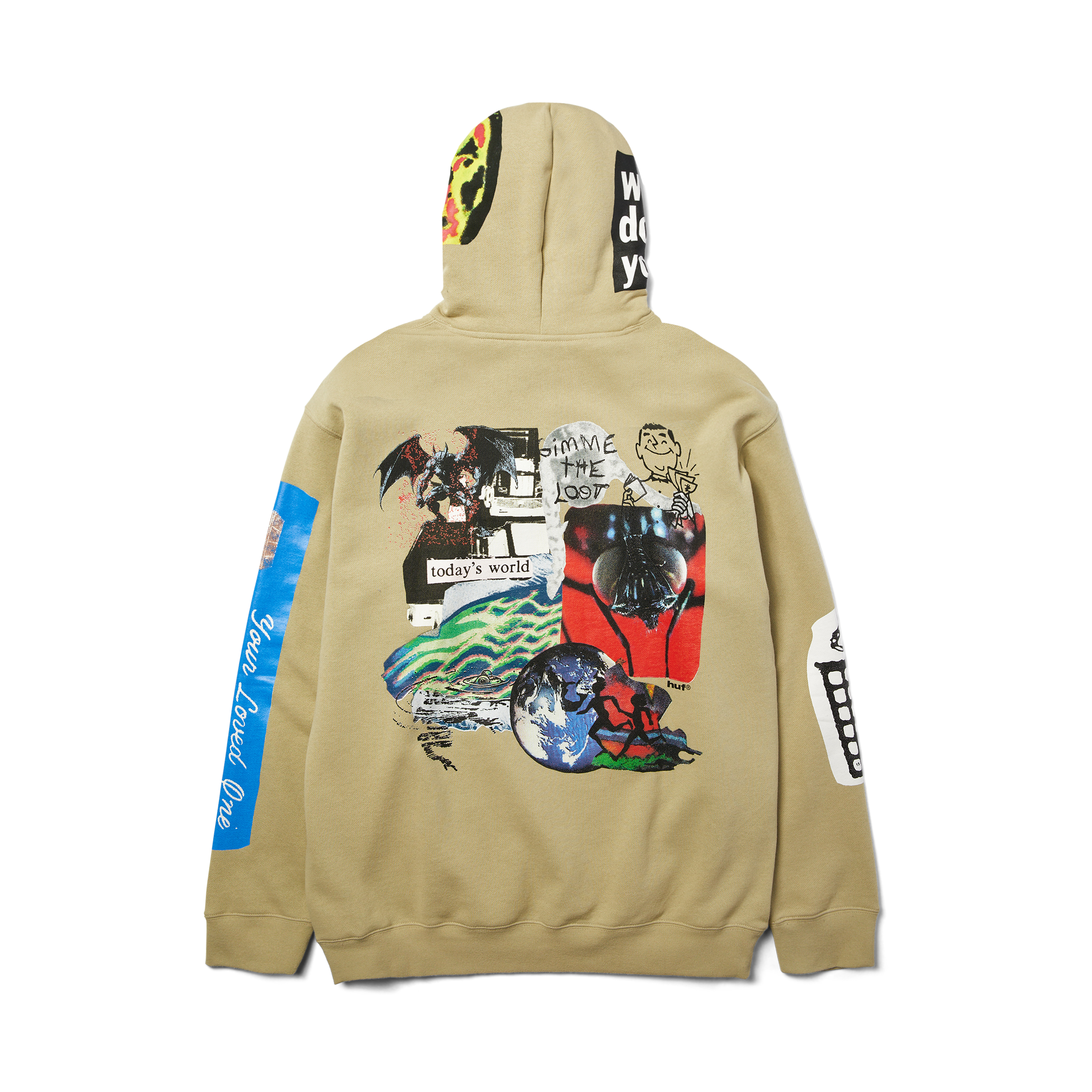 Gimme The Loot Pullover Hoodie | Sand view 2