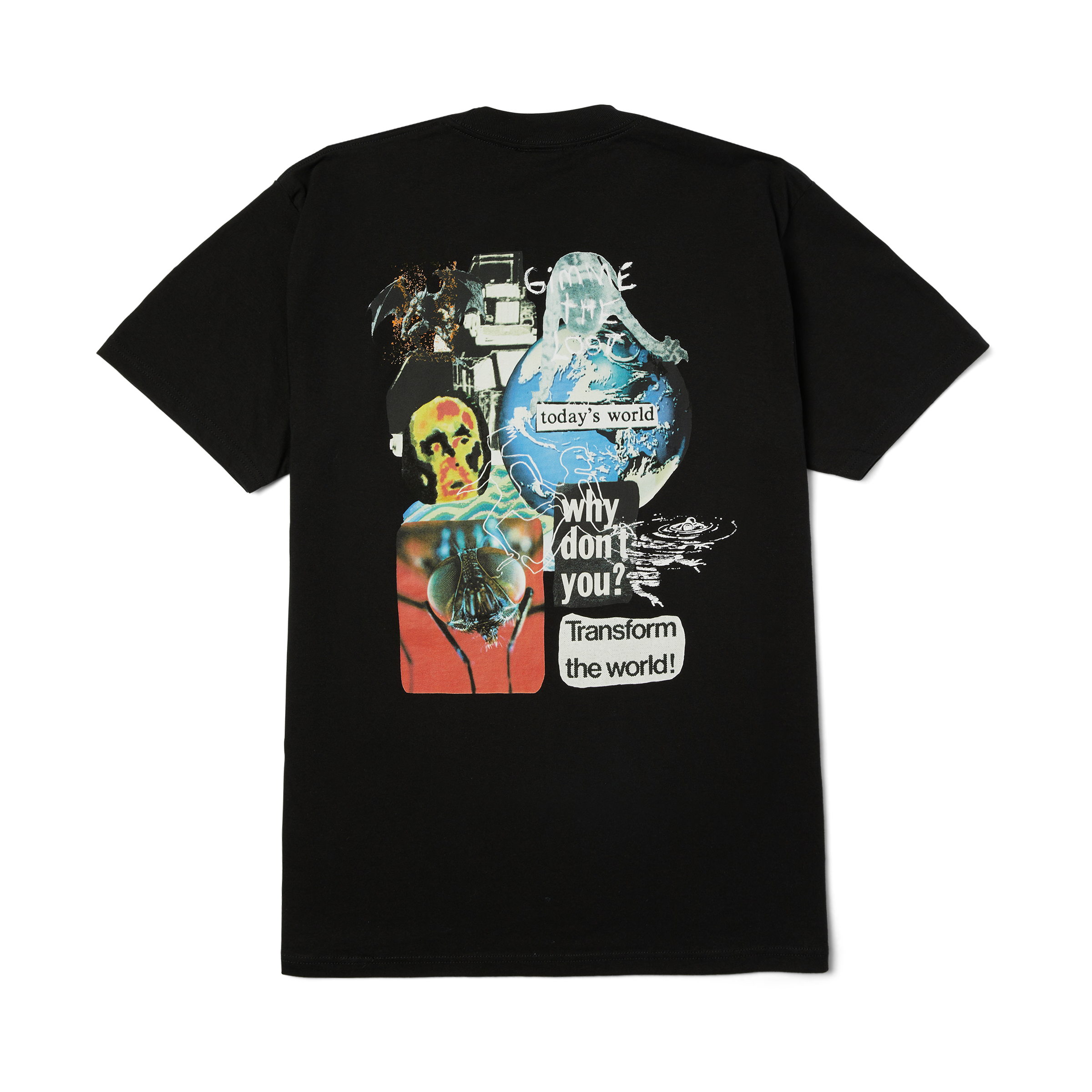 Gimme The Loot T-Shirt | Black front view