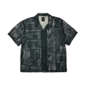 Global Currency Lace Shirt | Black front view