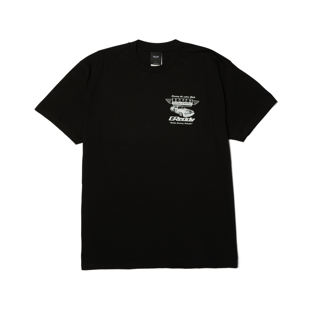 Greddy Showcase T-Shirt | Black front view