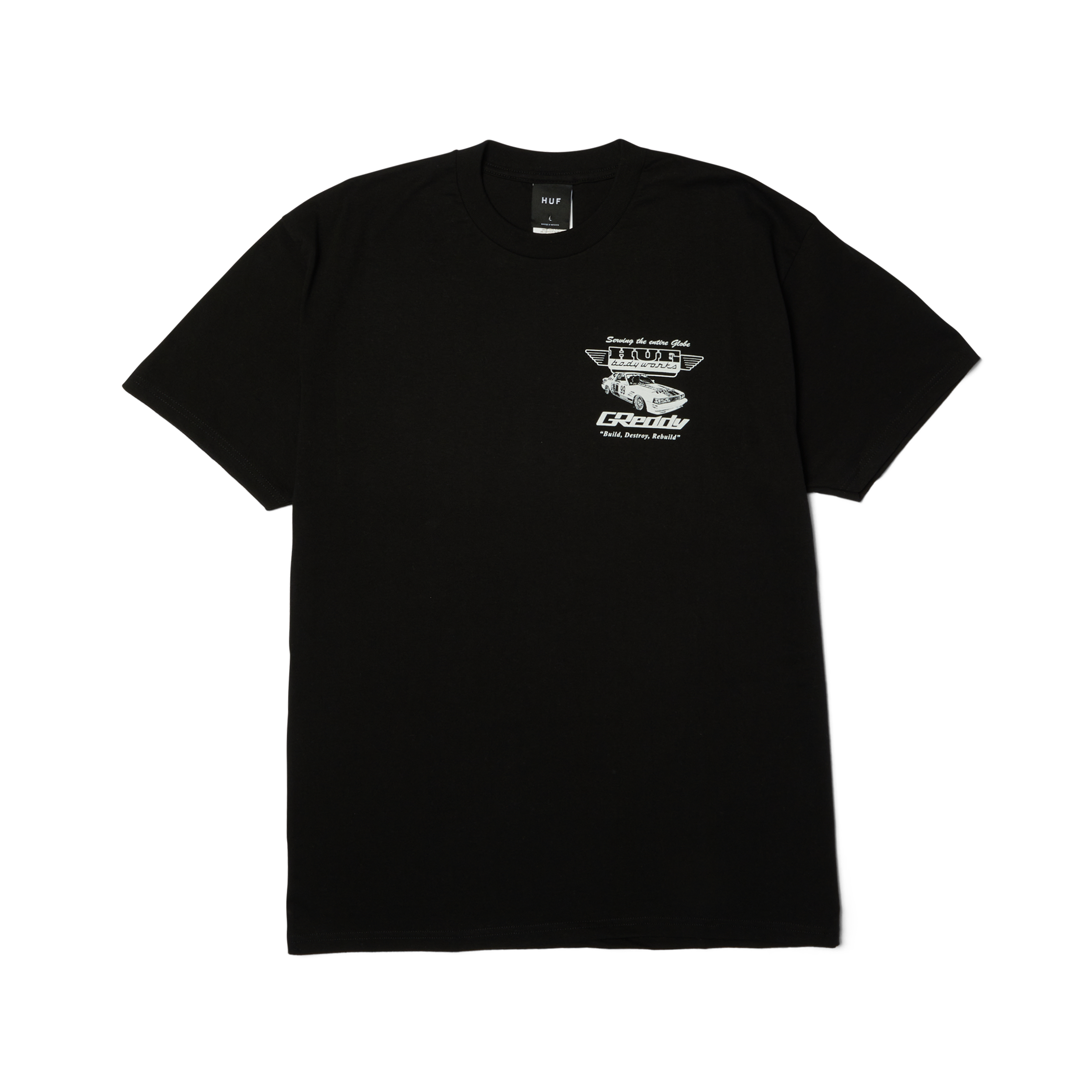 Greddy Showcase T-Shirt | Black front view