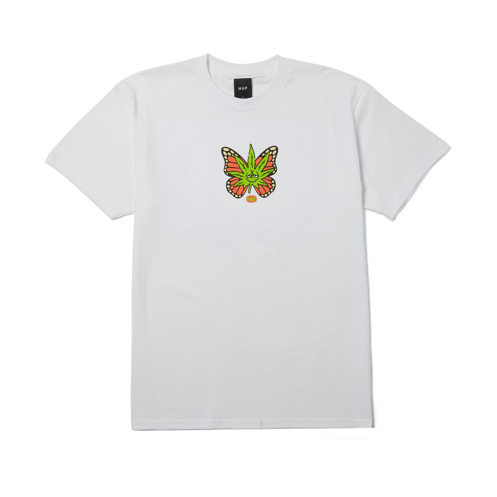 Green Budderfly T-Shirt | White front view