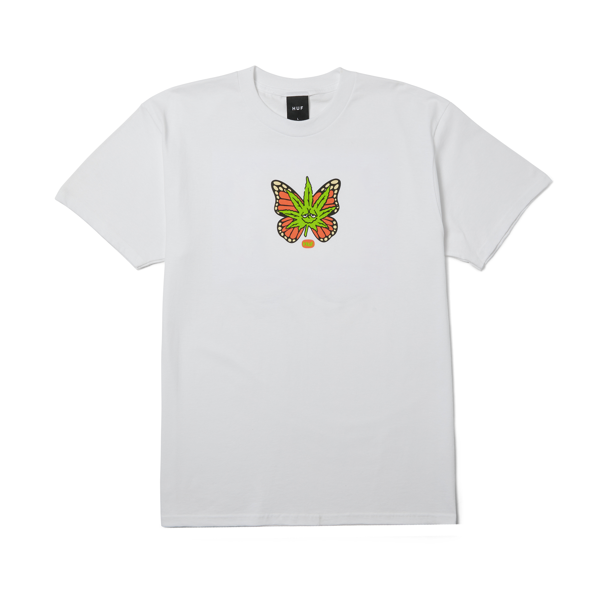Green Budderfly T-Shirt | White front view