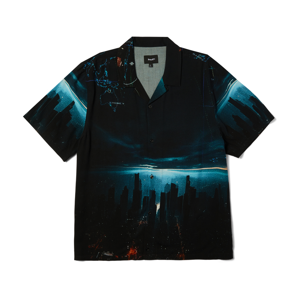 Ground Control Resort Shirt | Black front view