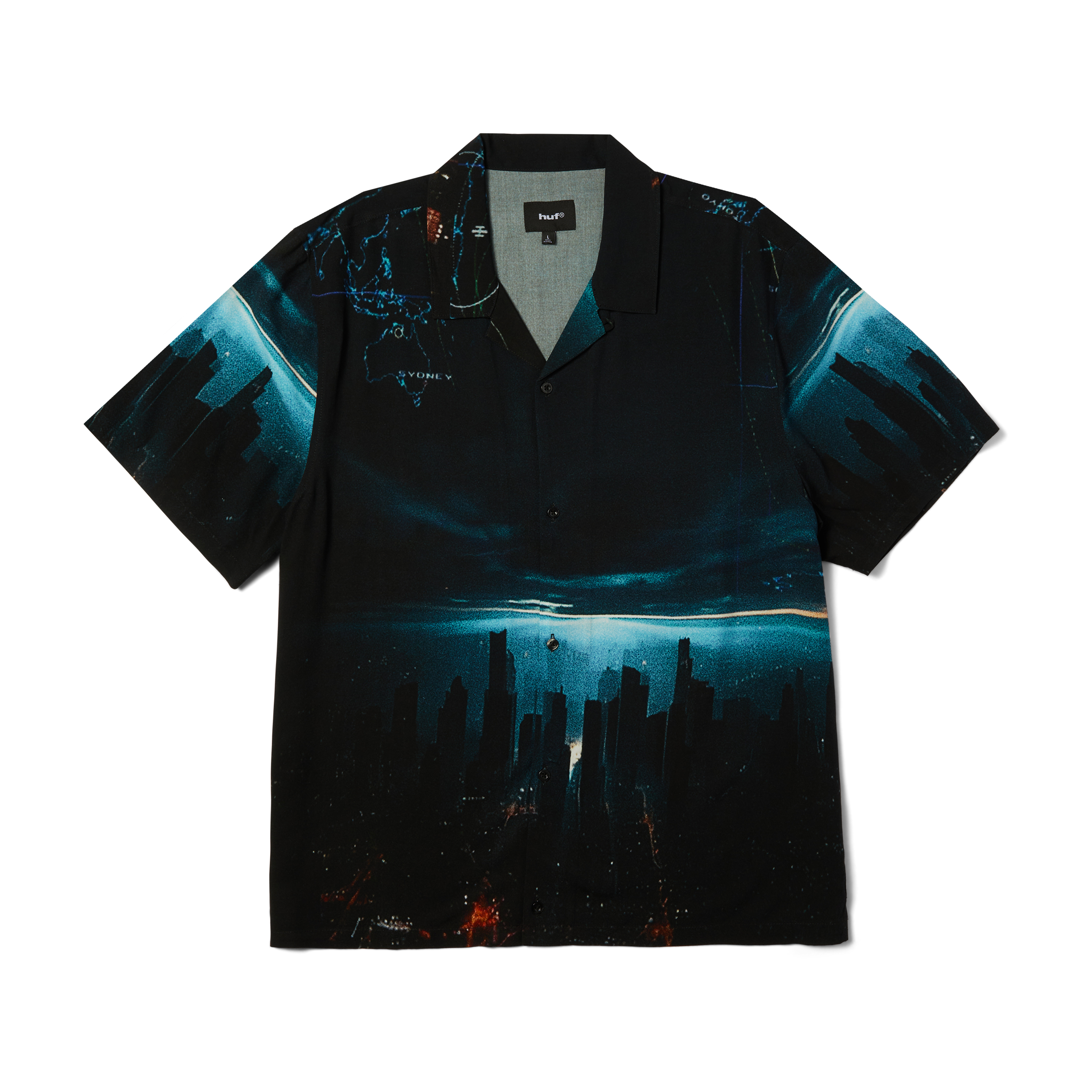 Ground Control Resort Shirt | Black front view