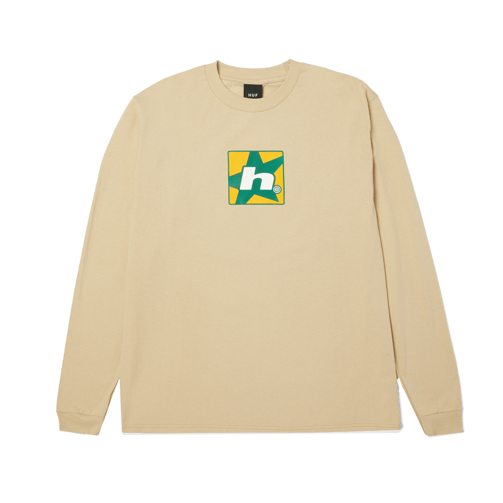 H Star Multi Long Sleeve T-Shirt | Bleach front view