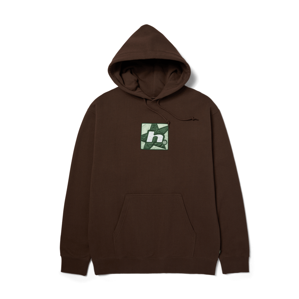 H Star Pullover Hoodie | Bison front view