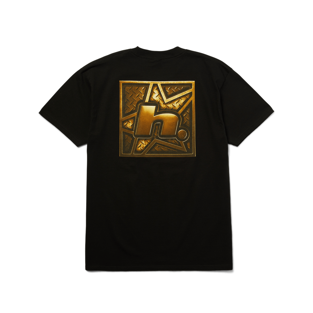 H Star Plated T-Shirt | Black front view