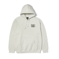 Hand Stacked Pullover Hoodie | Heather Grey front view
