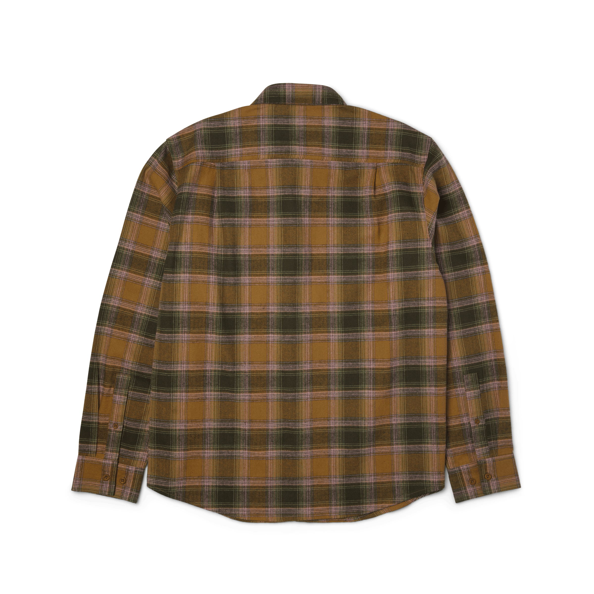 Hanover Long Sleeve Flannel Shirt | Olive view 2