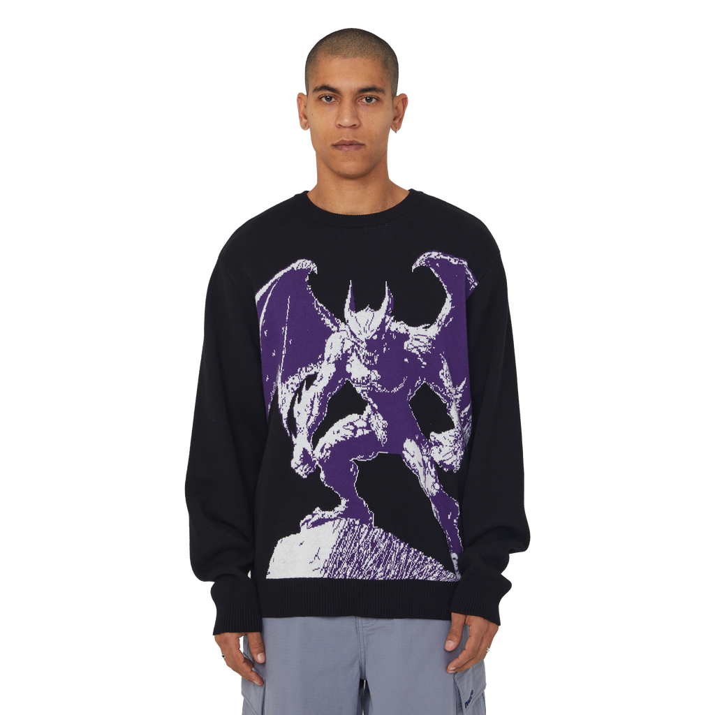 Heaven Can Wait Crewneck Sweater | Black view 2