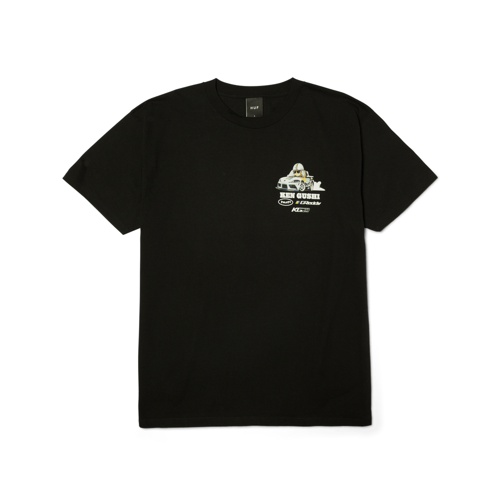 HUF x GReddy Gushi T-Shirt | Black view 2