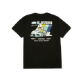 HUF x GReddy Gushi T-Shirt | Black front view