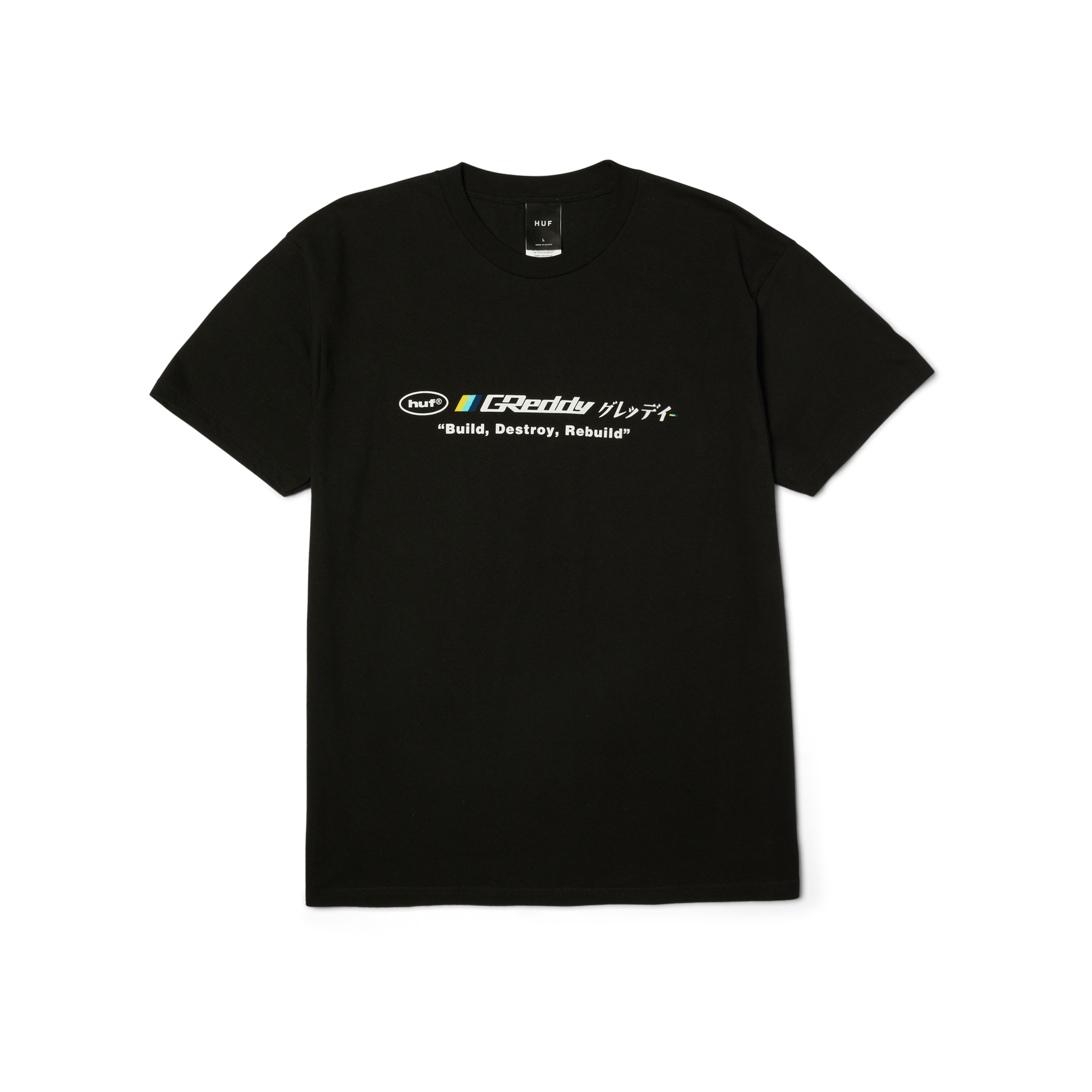 HUF x GReddy Motors T-Shirt | Black view 2