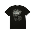 HUF x GReddy Motors T-Shirt | Black front view