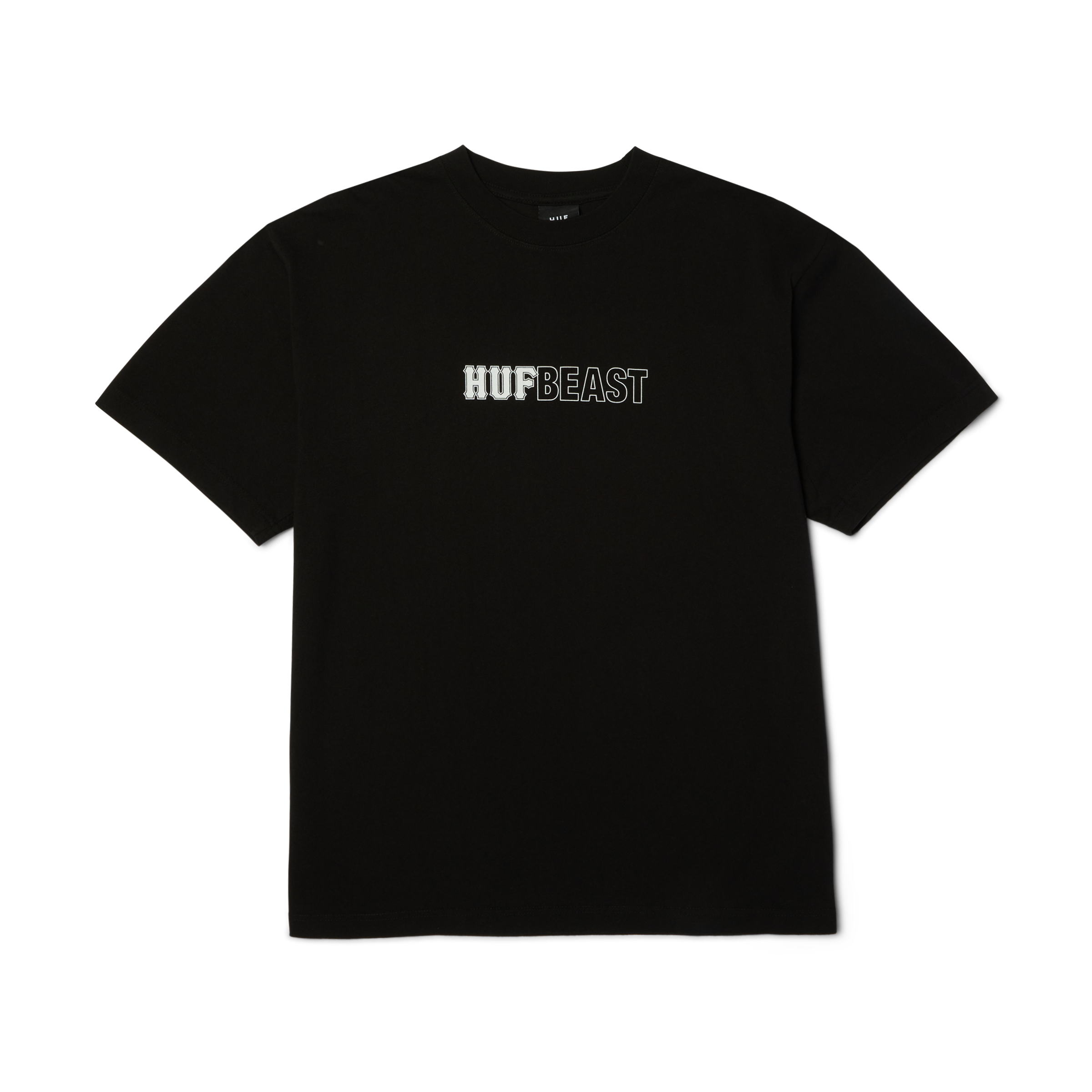 Huf x Hypebeast Anniversary T-Shirt | Black front view