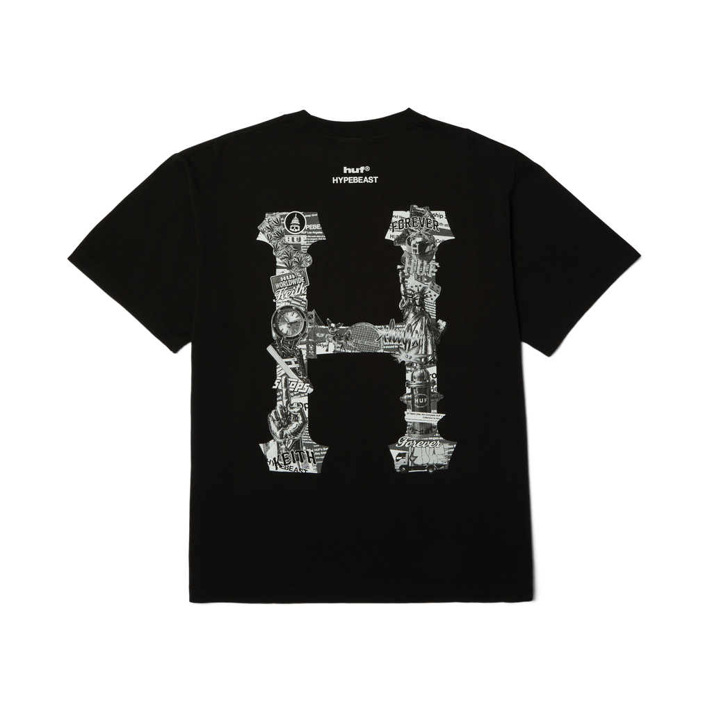 Huf x Hypebeast Anniversary T-Shirt | Black view 2