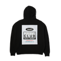 Huf x PROCLUB Heavyweight Hoodie | Black front view