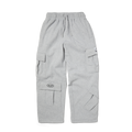 Huf x PROCLUB Multi Pocket Pant | Heather Grey front view