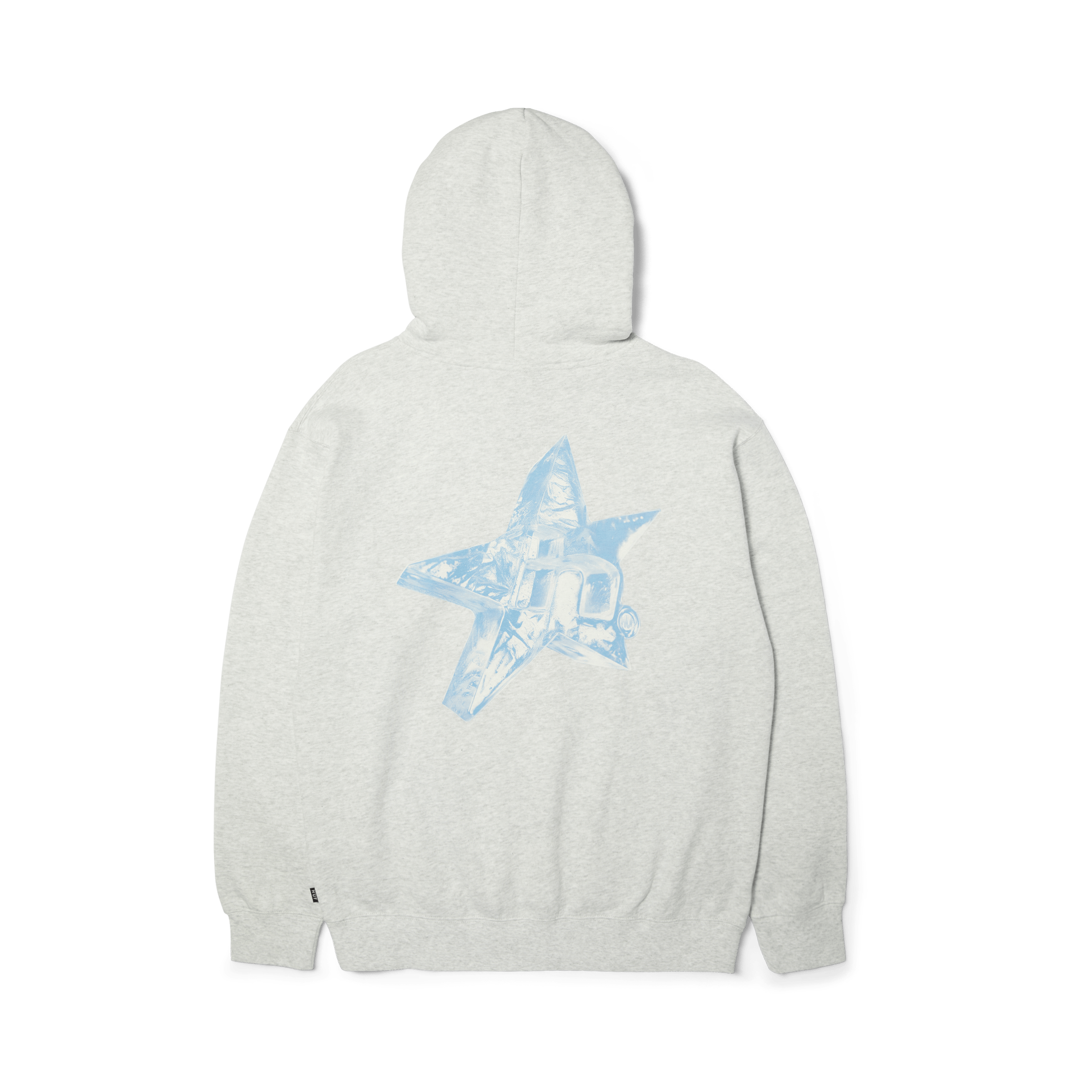 Ice Star Pullover Hoodie | Heather Grey view 2