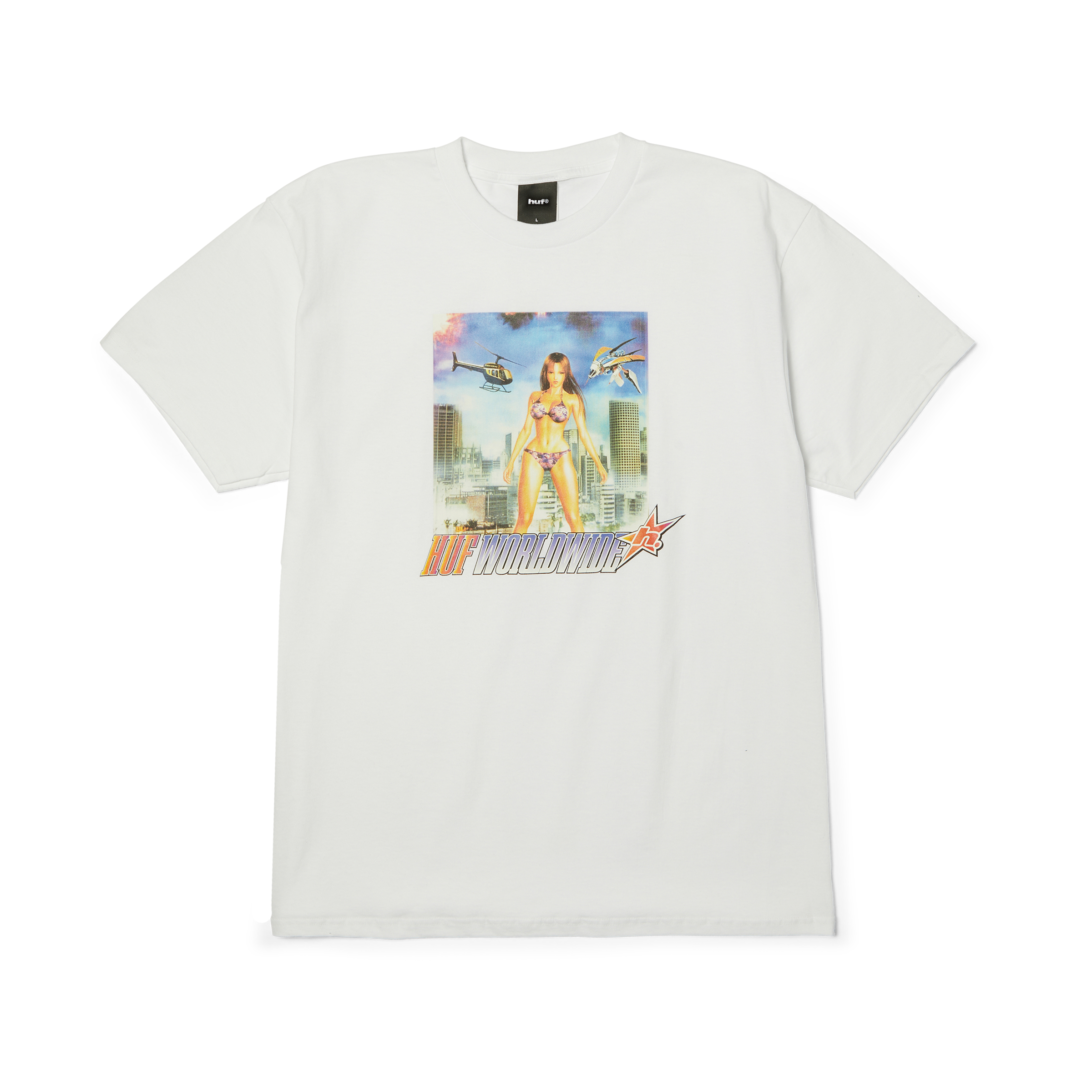 In The Skies T-Shirt | White front view