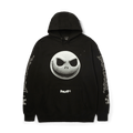 HUF x Nightmare Before Christmas Jack Skellington Pullover Hoodie | Black front view