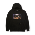 HUF x Nightmare Before Christmas Jack Town Meeting Pullover Hoodie | Black front view