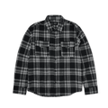 Jerome Long Sleeve T-Shirt Flannel Shirt | Black front view