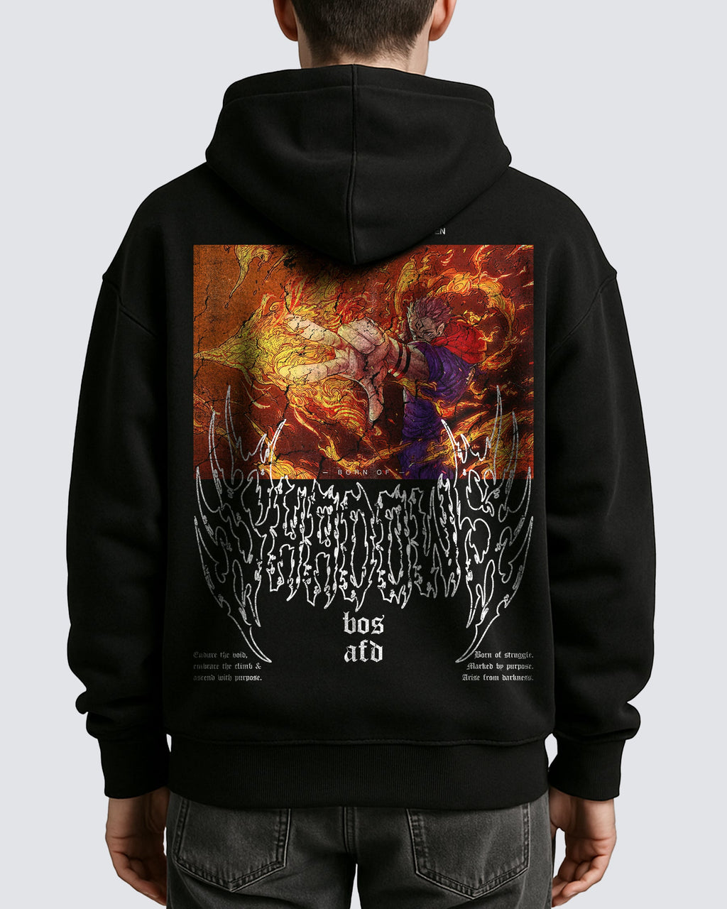 Jujutsu Kaisen 'Ryomen Sukuna' Oversized Hoodie