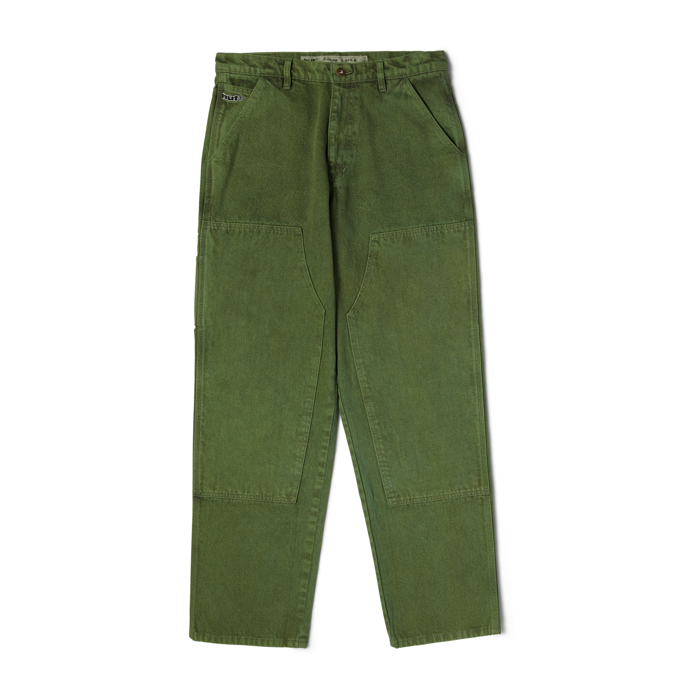 Kinda Loose Double-Knees | Mist Green front view