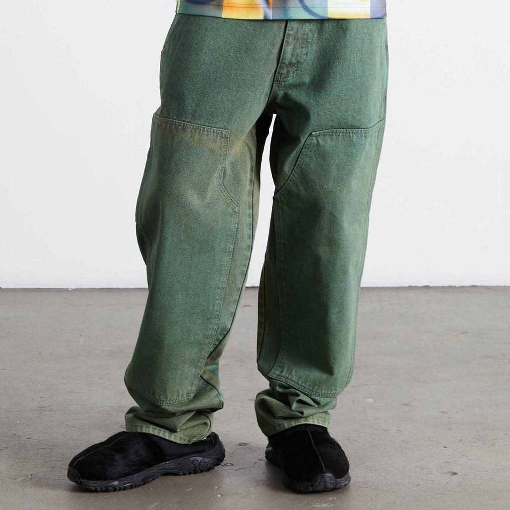 Kinda Loose Double-Knees | Mist Green view 2