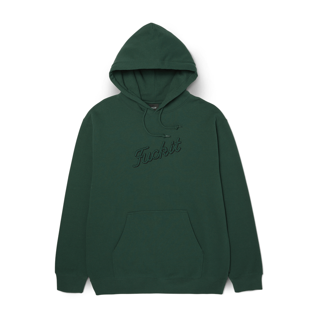 Lasso Pullover Hoodie | Forest Green front view