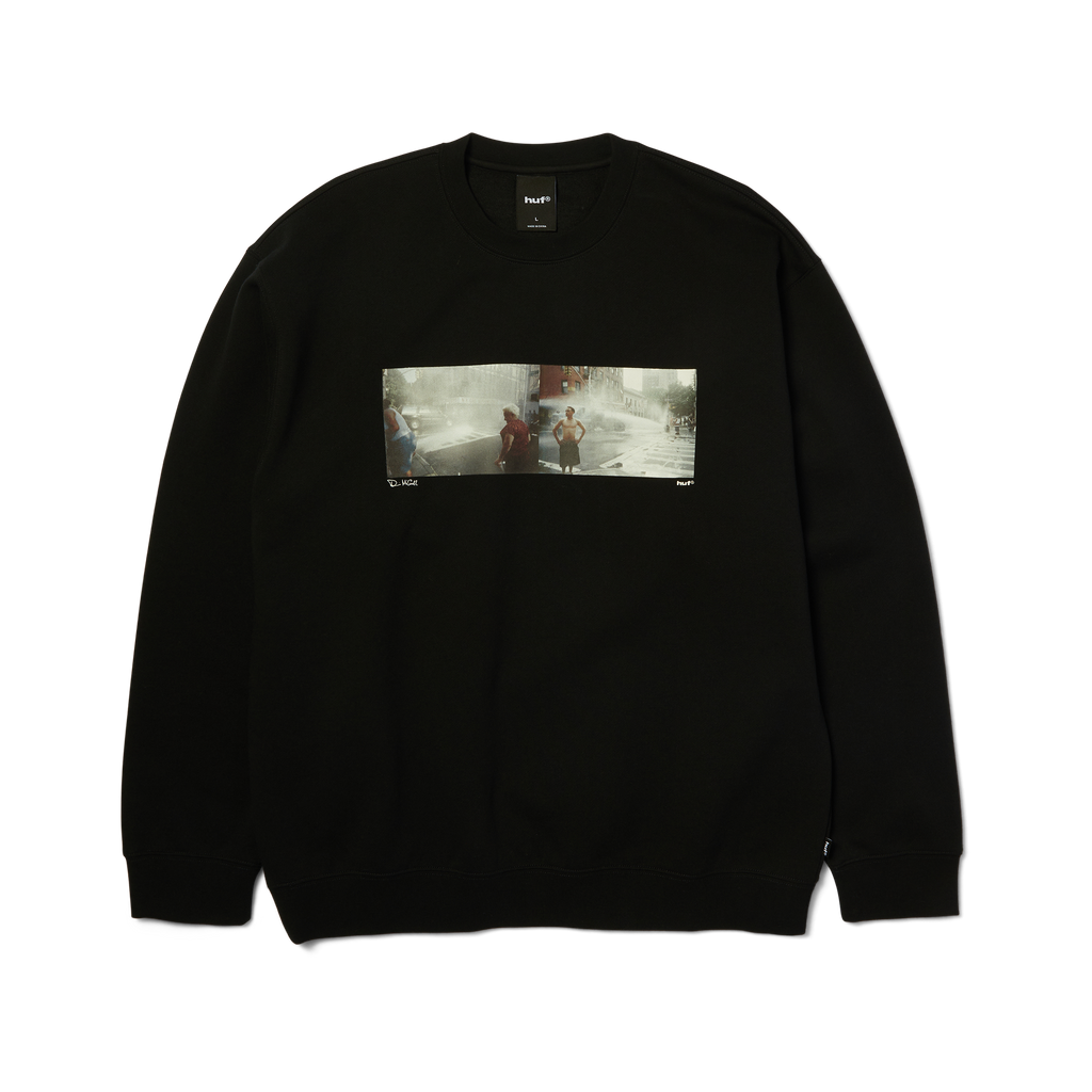 Lost My Way Home Crewneck Sweatshirt | Black front view