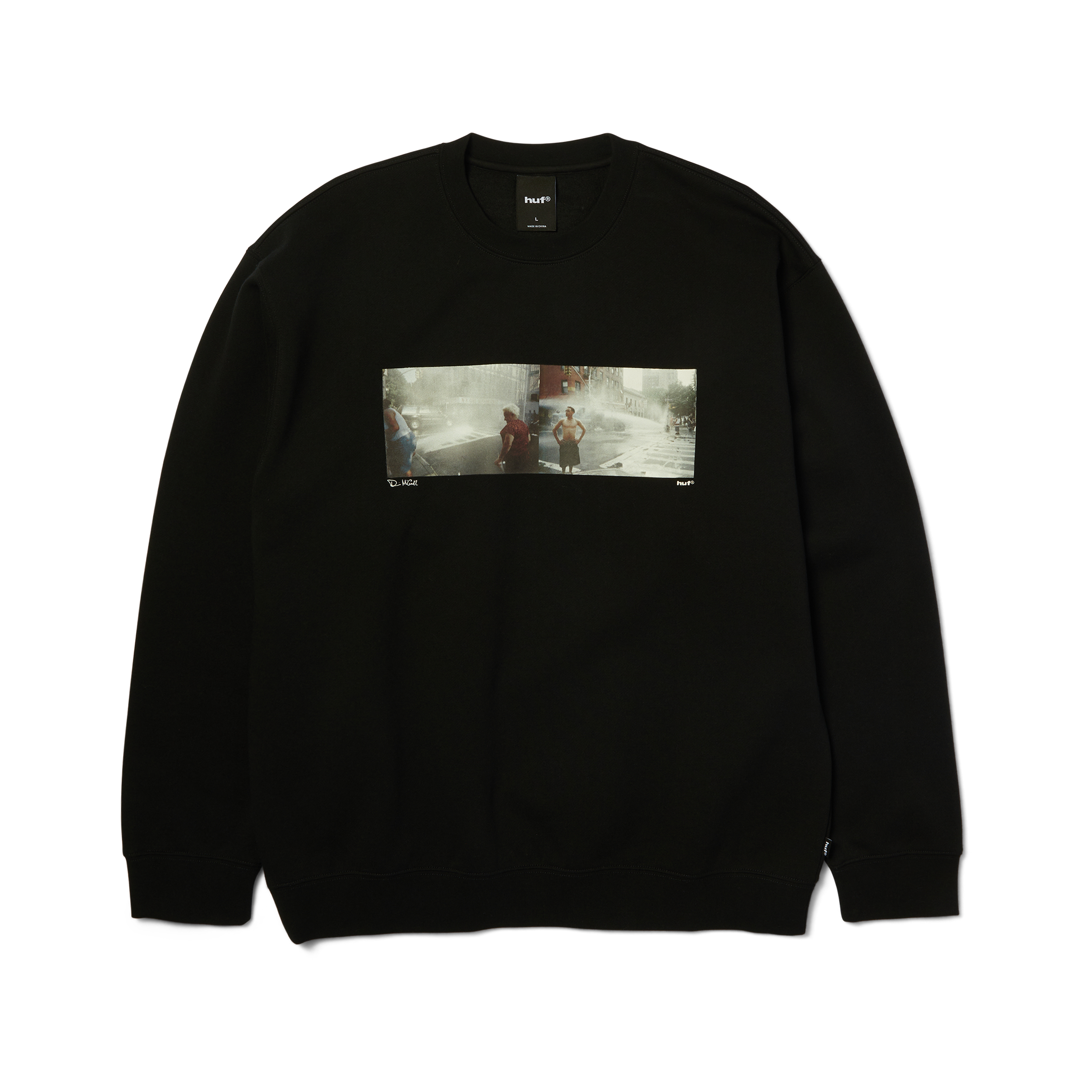 Lost My Way Home Crewneck Sweatshirt | Black front view