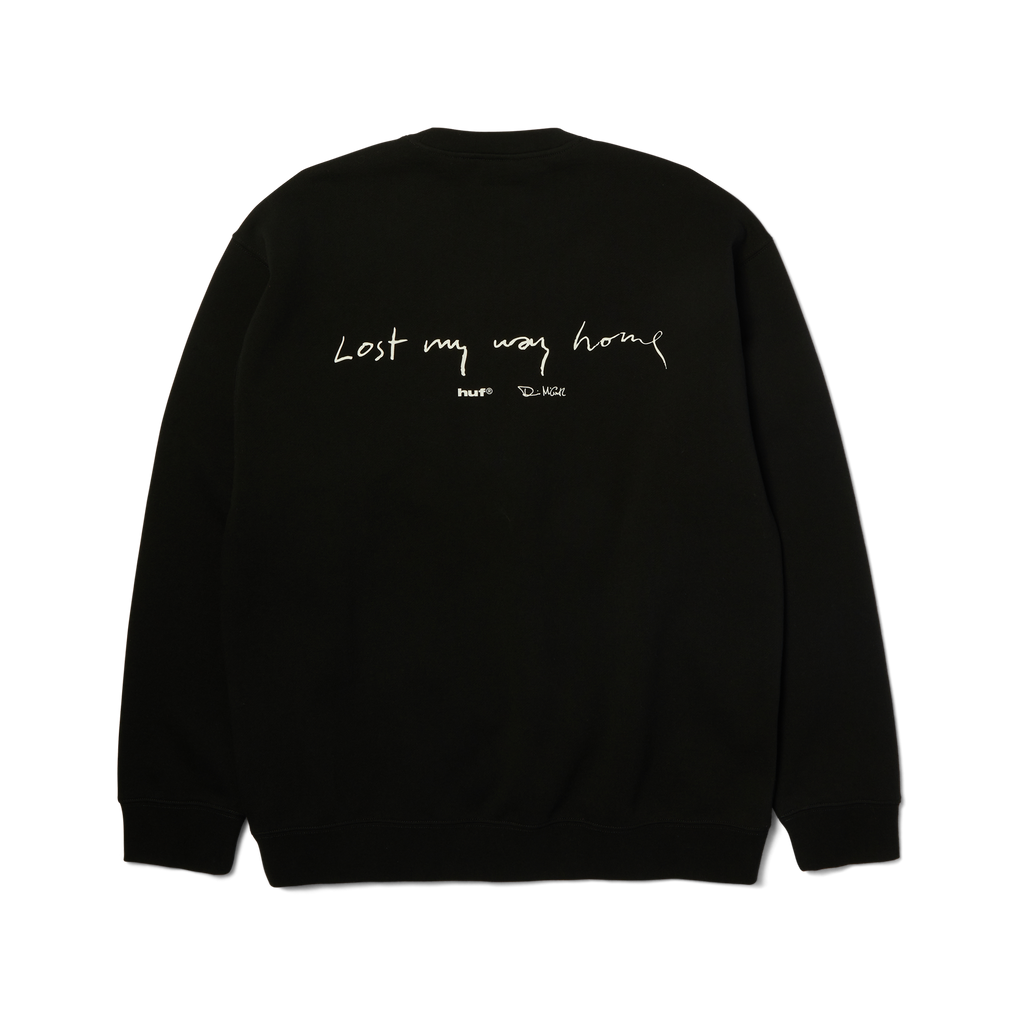 Lost My Way Home Crewneck Sweatshirt | Black view 2