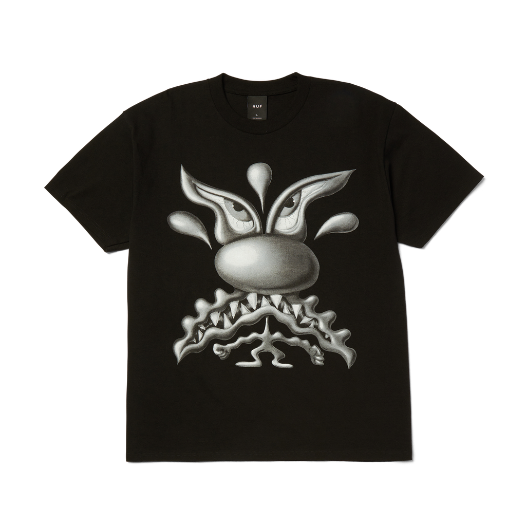 Kenny Scharf Mean Guy T-Shirt | Black front view