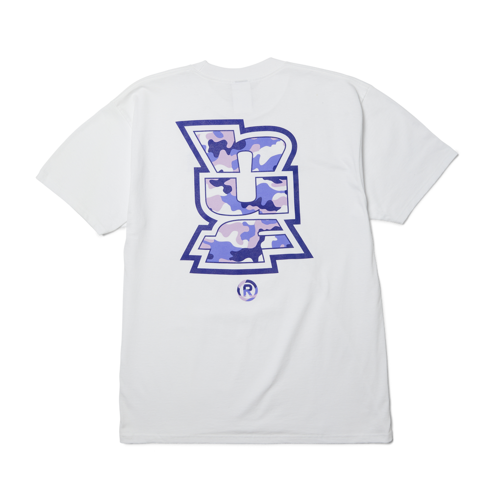Megablast Camo T-Shirt | White front view