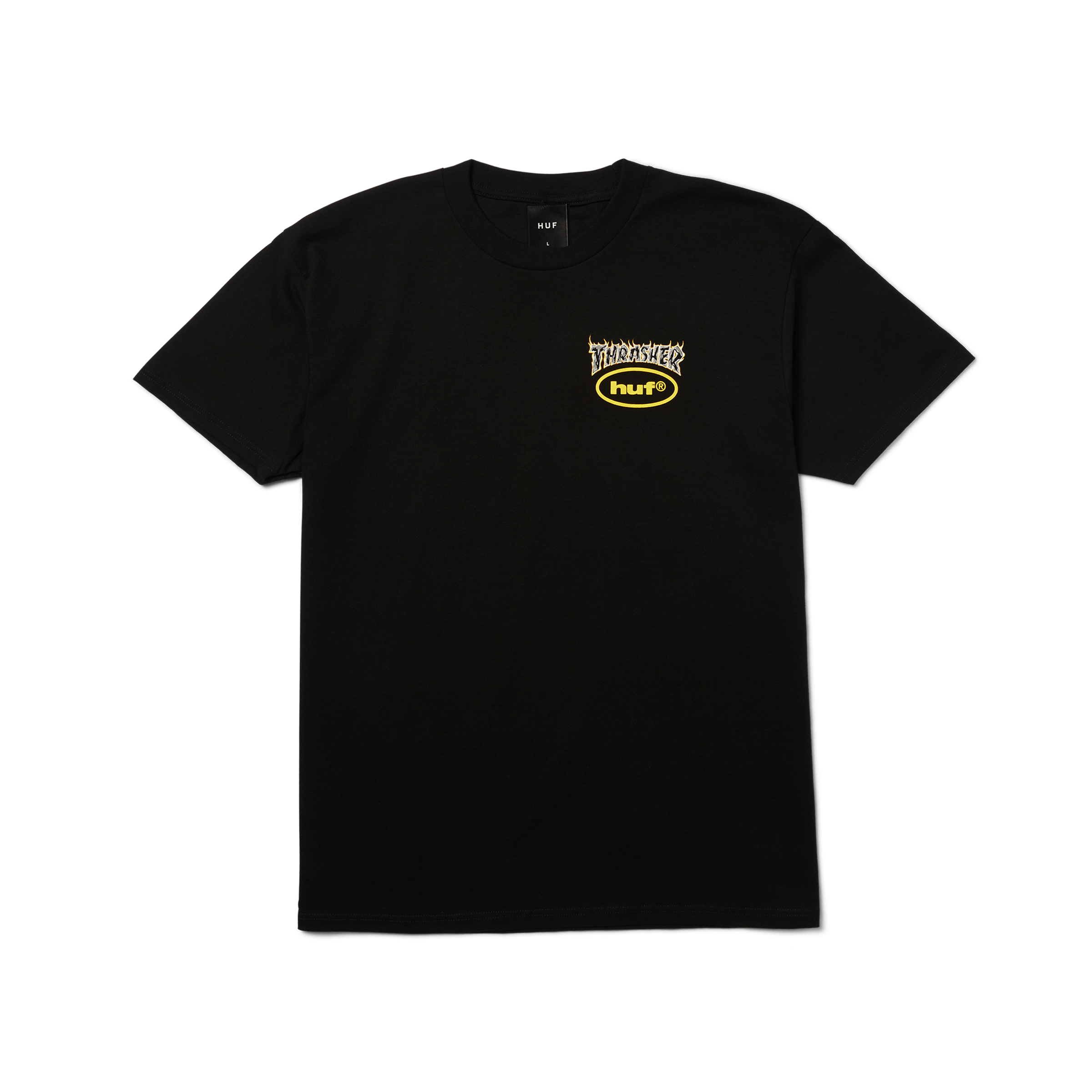 HUF x Thrasher Meltdown T-Shirt | Black view 2