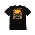 HUF x Thrasher Meltdown T-Shirt | Black front view