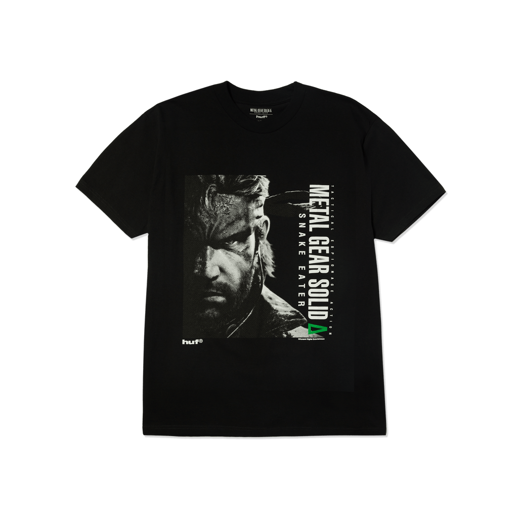 METAL GEAR SOLID Δ: SNAKE EATER SNAKE T-SHIRT | Black front view