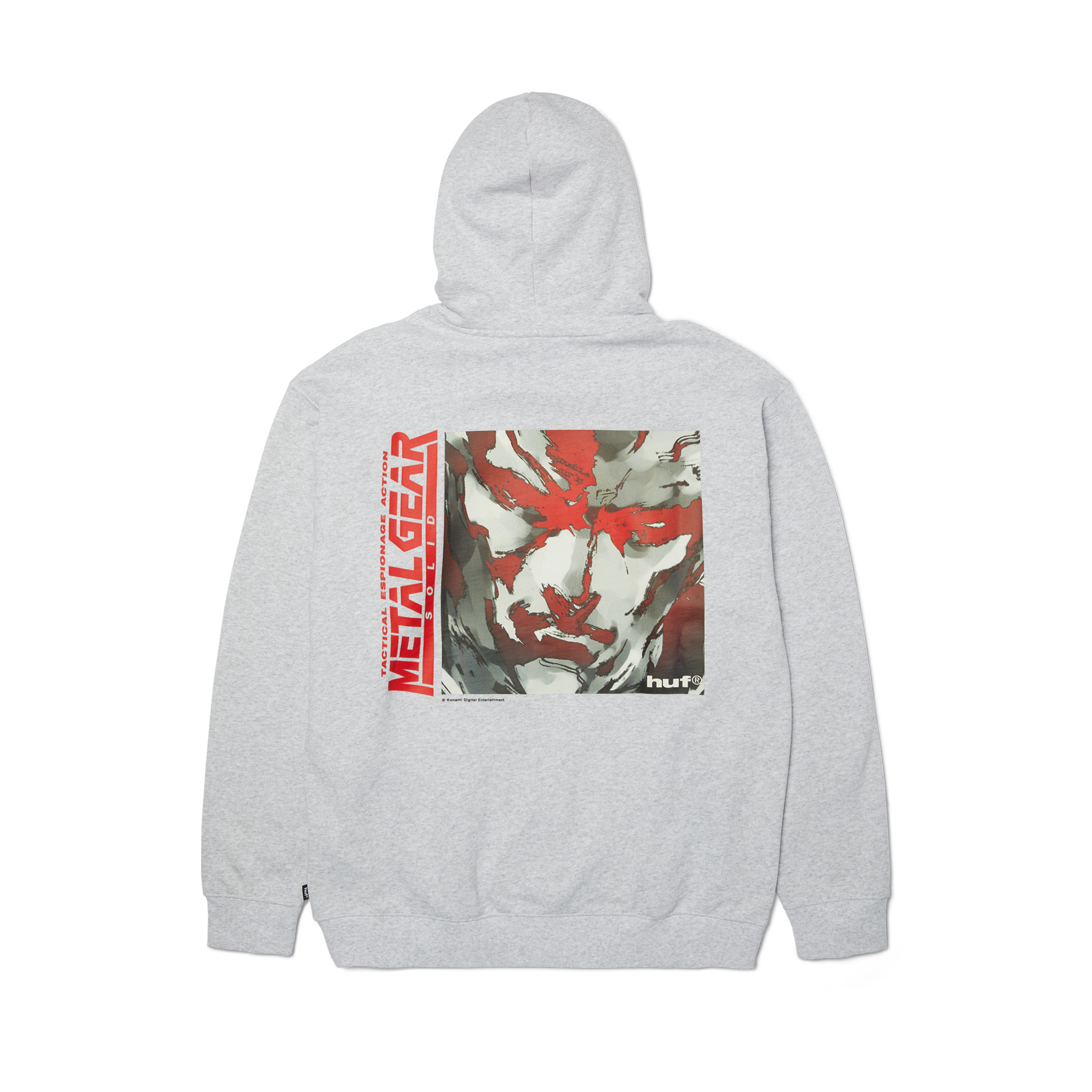 MGS1 Pullover Hoodie | Heather Grey front view