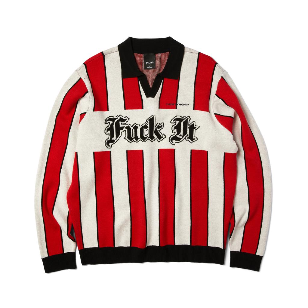 Midfield Jersey Sweater | Red front view