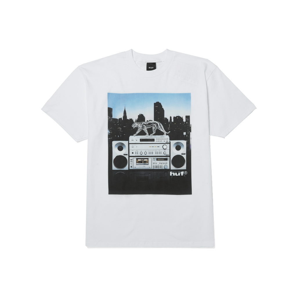 Midnight Radio T-Shirt | White front view