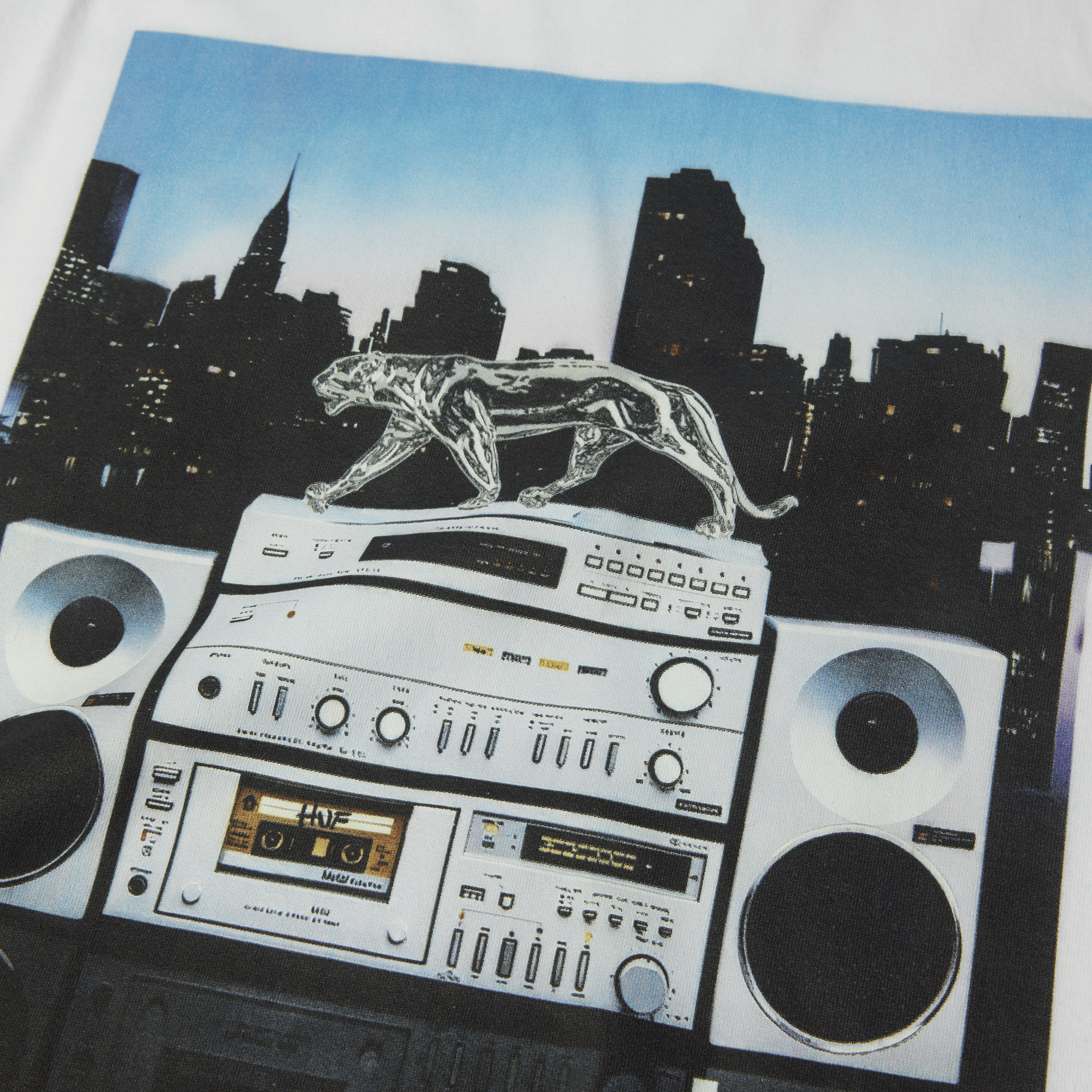 Midnight Radio T-Shirt | White view 2