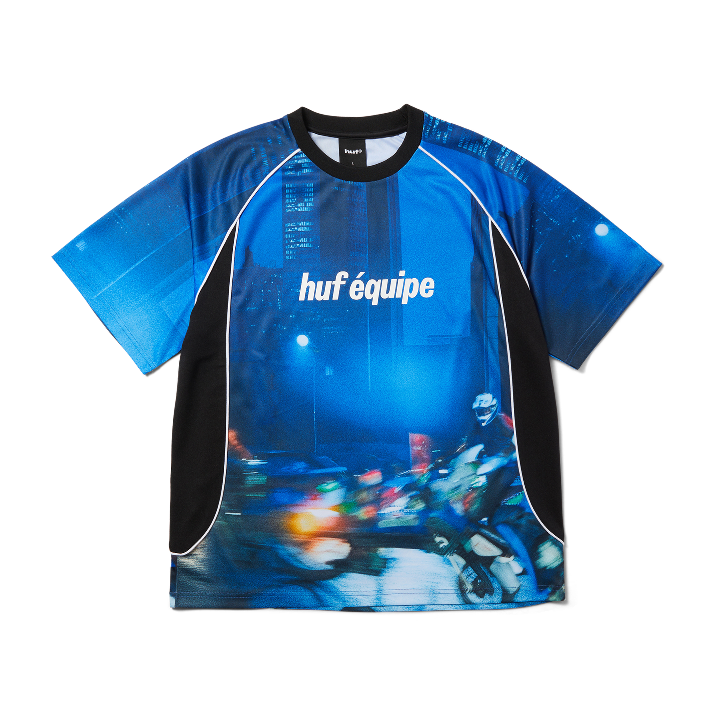 Motion Soccer Jersey | Multi front view